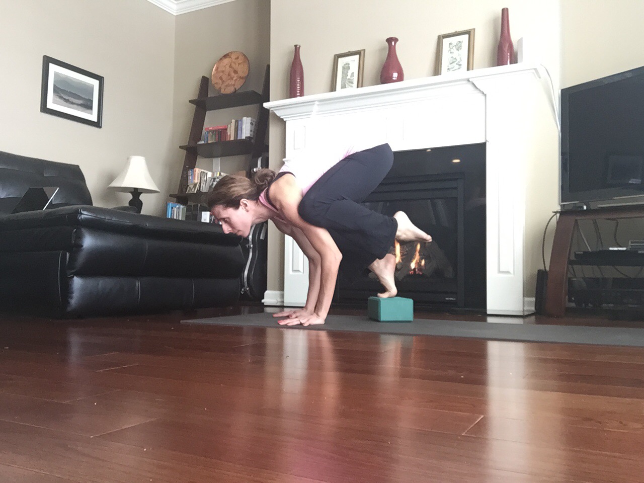 The block brings the floor closer to you in so many poses.