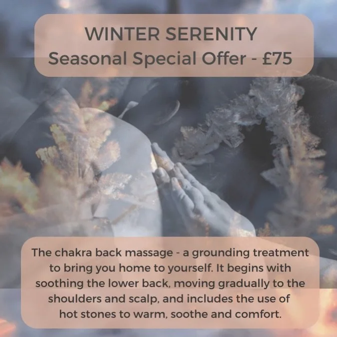 ❄️ WINTER SERENITY MASSAGE ❄️ Last chance to book! 🙌 

Spring does not rush in, it arrives slowly&hellip; so invite your body to slow down, rebalance and reconnect.

The Winter Serenity massage offers a beautifully aligned moment of retreat and rela