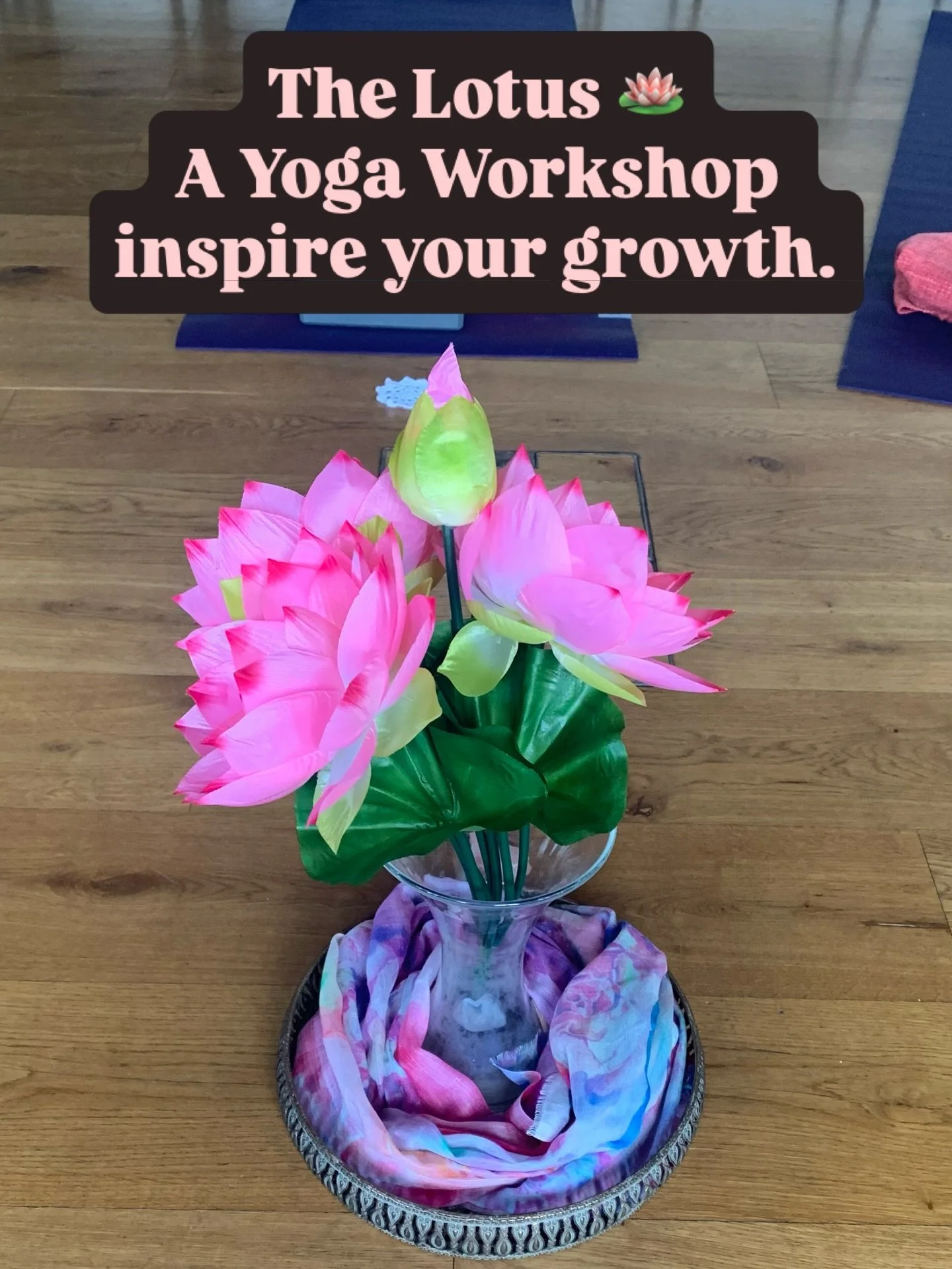 THE LOTUS 🪷 YOGA WORKSHOP 🪷 Spring 2026 

This is for you if you are feeling a bit stuck, there is change in your life, you are bringing a new project to life&hellip; or you just need some time out to reflect and reconnect!

A moving meditation on 