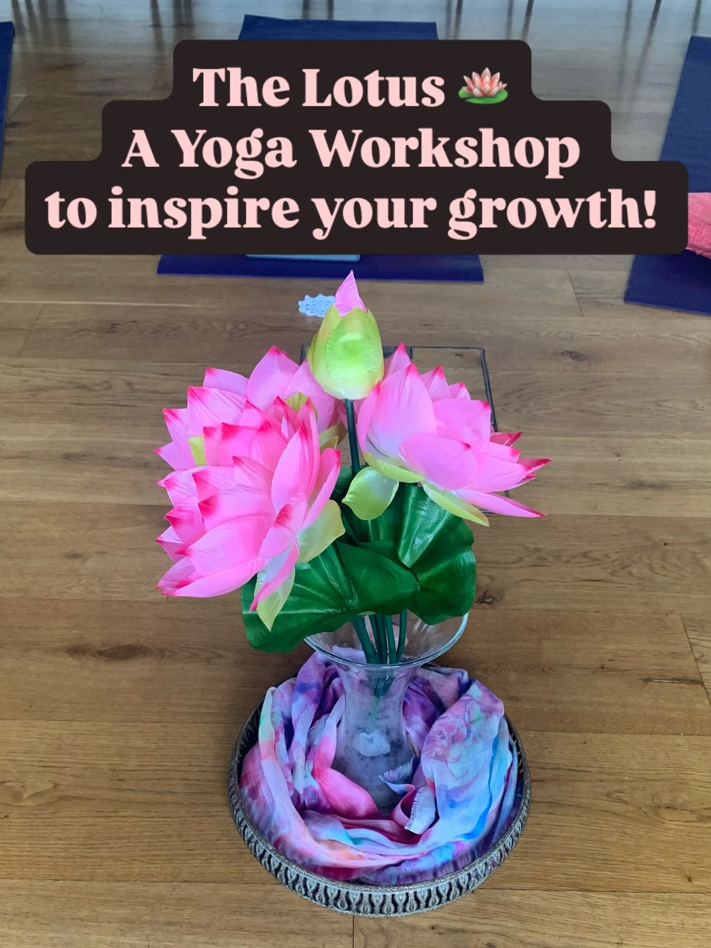 THE LOTUS 🪷 YOGA WORKSHOP 🪷 Spring 2026 

This is for you if you are feeling a bit stuck, there is change in your life, you are bringing a new project to life&hellip; or you just need some time out to reflect and reconnect!

A moving meditation on 