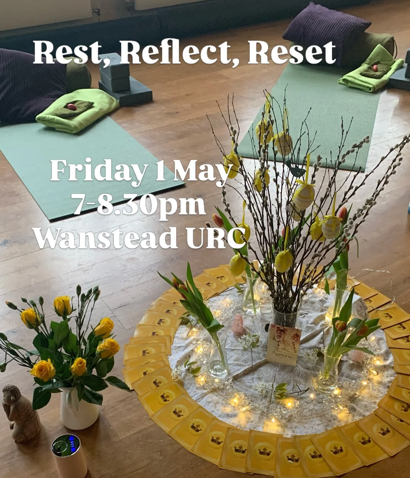 GODDESS FLOW FRIDAY 🌷MID-SPRING 🌷 Rest. Reflect. Reset 😌

If you are here for the bank holiday this will be the best start to your weekend! 🌷 

✨Designed especially for women looking to increase their self-care and self-compassion. ✨

Spring them