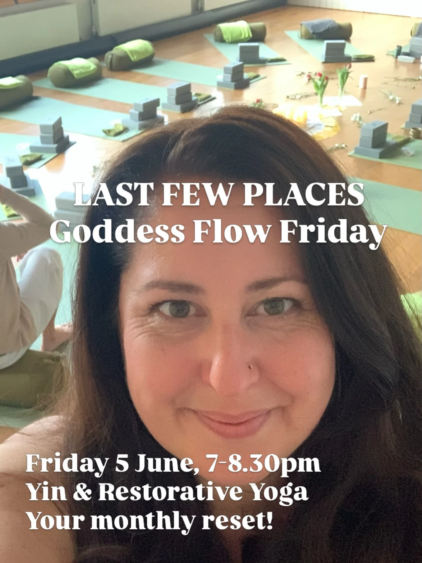 GODDESS FLOW FRIDAY 🌷END-OF-SPRING 🌷 Rest. Reflect. Reset 😌

Spring themes will inspire your practice and help you to reconnect with yourself. This session will allow you truly ground in to the energies of this incredible season of growth and chan