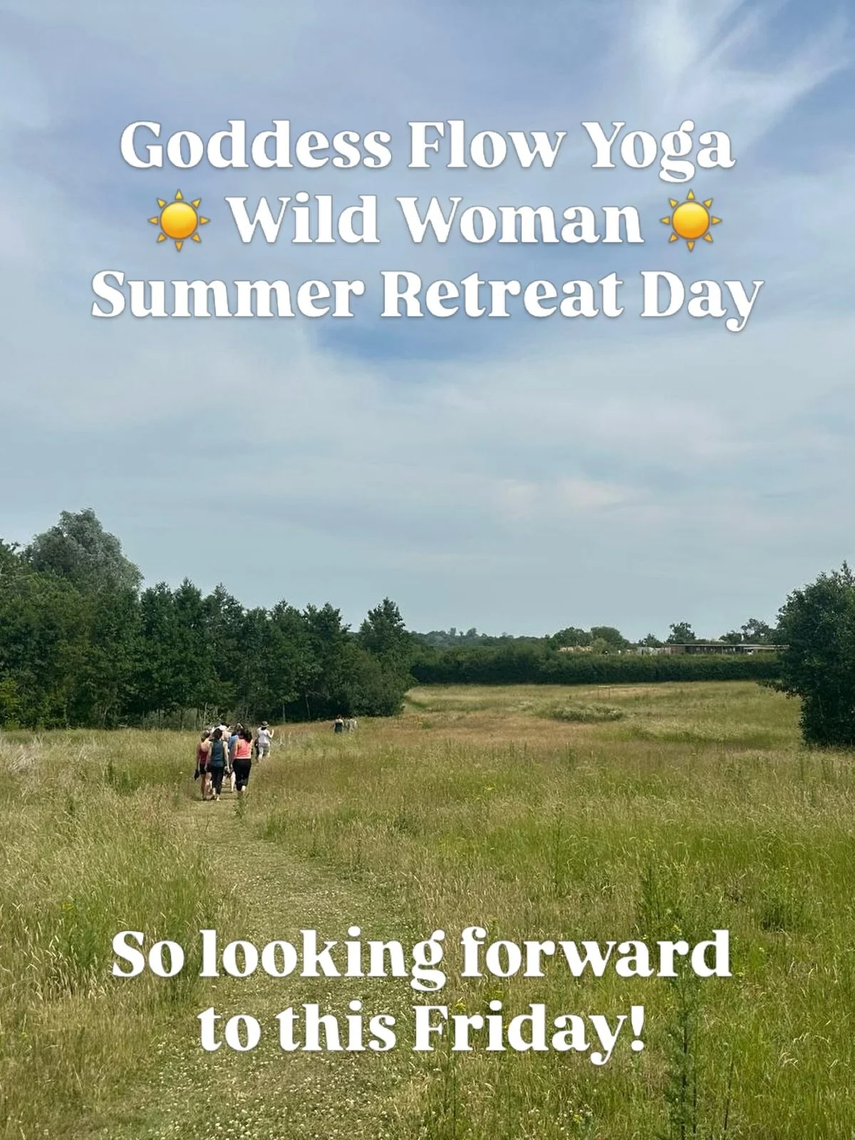 GODDESS FLOW YOGA 🧘&zwj;♀️ Summer Retreat Day ☀️ 🔆 FULLY BOOKED! 🔆

Really excited for this now&hellip; so looking forward to being back at @paus.cambridge on Friday! 

Fully booked, with 15 wonderful women stepping away from their everyday and re