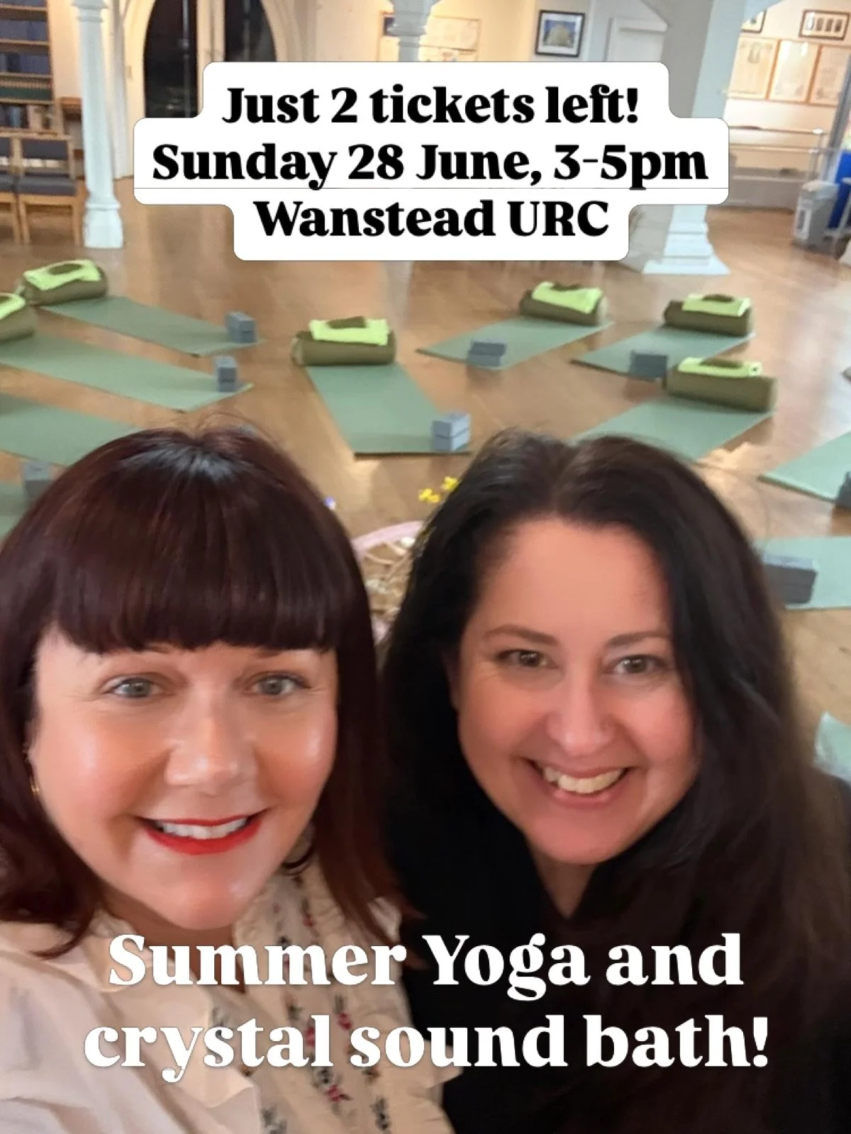 RADIANCE WITHIN 🌞 YOGA 🧘 &amp; SOUND🎐 with Claire &amp; Sally, this Sunday! 🔆JUST 2 PLACES LEFT! 🔆

✨We&rsquo;re back for another seasonal session of Yoga and Crystal Bowl Sound✨

Join me and Claire @my_soulspa for a soulful gathering with Yoga,