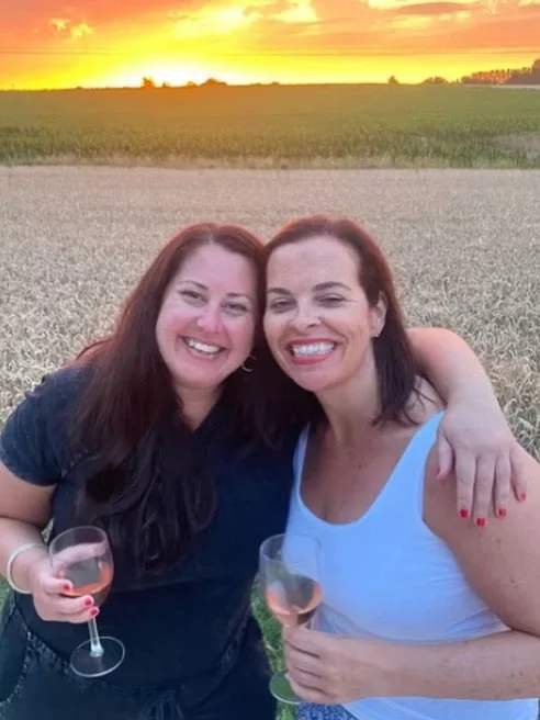 YOGA RETREAT &amp; INSPIRATION 🧘&zwj;♀️
 
July 2022, Yoga Retreat, France (hence the fields and the rose 🍷) with my gorgeous friend and fellow Yogi. 

Over dinner one evening, I said &lsquo;I&rsquo;ve wondered about doing Yoga teacher training&rsqu