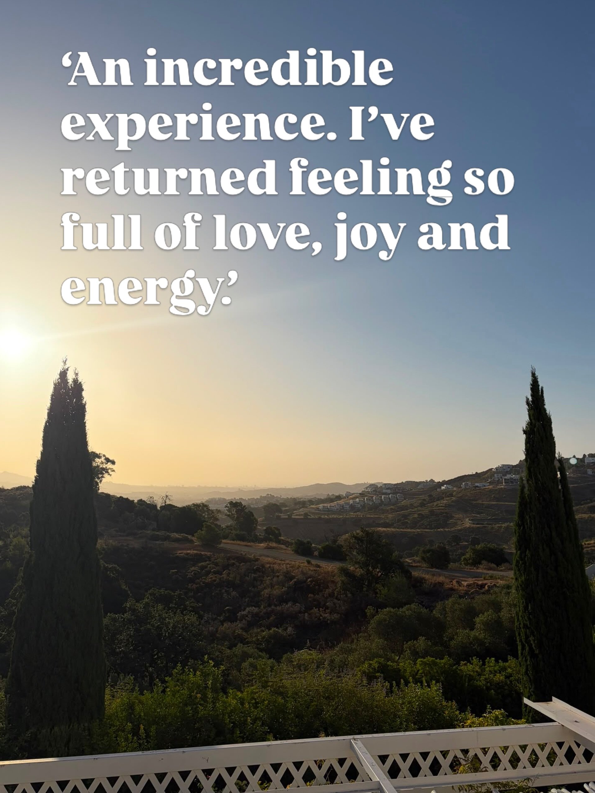 THE LUXE RETREAT 🇪🇸 Lovely review 💬 

How you should feel returning from retreat! 

&lsquo;I have just returned from Buddha Baby&rsquo;s luxury retreat in Spain. It was such an incredible experience - I leaned lots about the goddesses that inspire