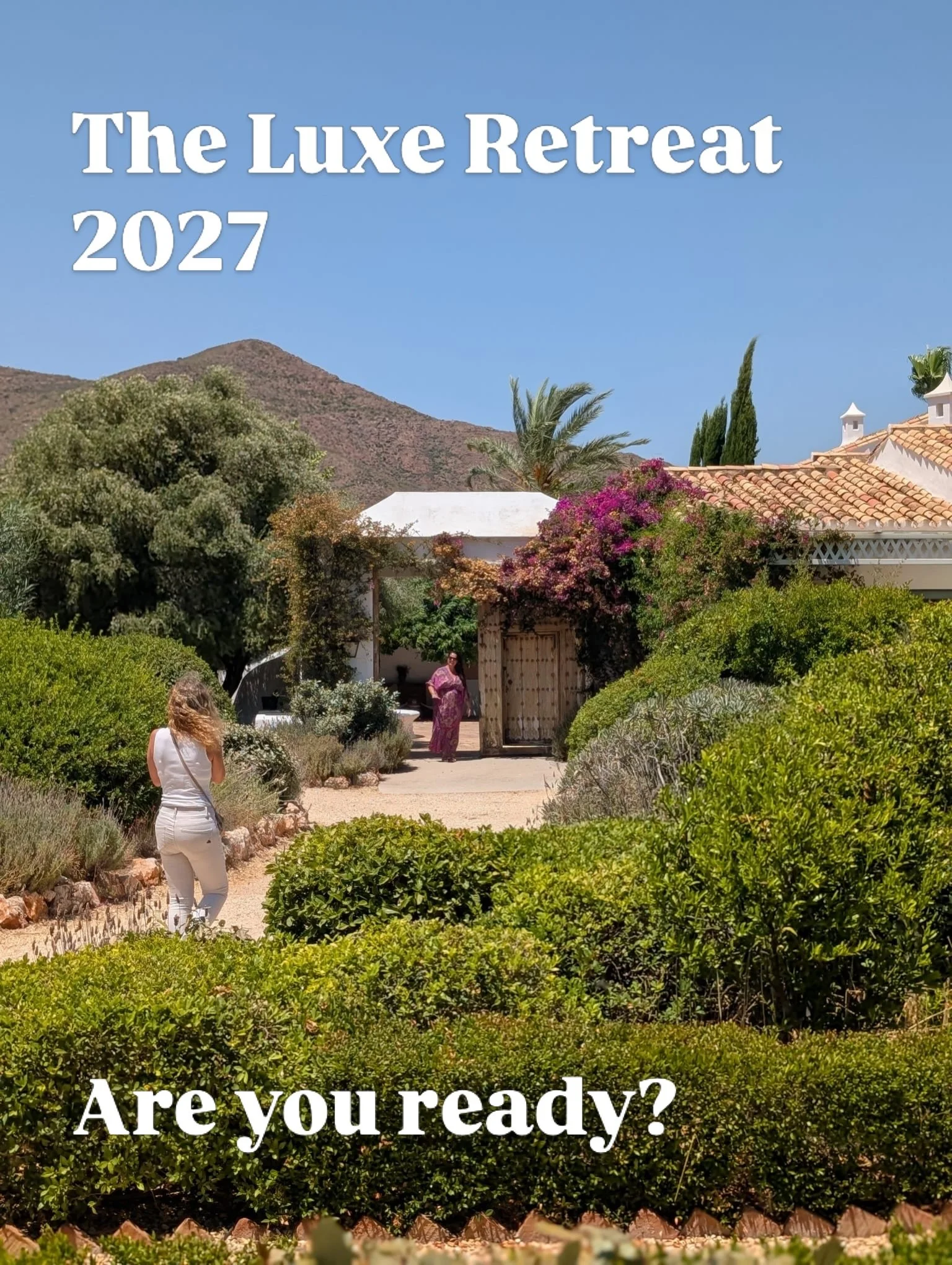 THE LUXE RETREAT, Spain 🇪🇸 1-4 July 2027
Oh so ready! 🙌 🔆

Time for you, with nothing to do, except enjoy this absolutely stunning, out-of-this-world retreat! 🔆

Truly looked after by myself and the Viluz Team, you will feel held, nurtured and f