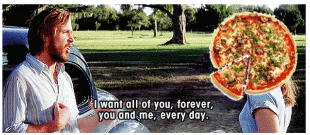 We accept the pizza we think we deserve.