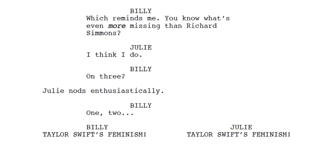 My Difficult People spec, circa 2017, circa my heart.
