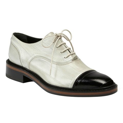 Lanvin Yılanbalığı Derisi ve Hakiki Deri Ayakkabı $1,185 saksfifthavenue.com