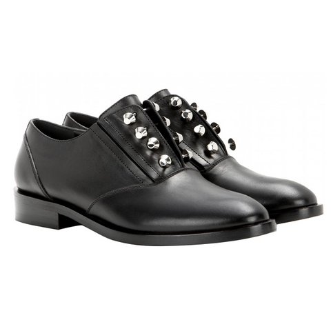 Balenciaga Hakiki Deri Oxford Ayakkabı $875 mytheresa.com