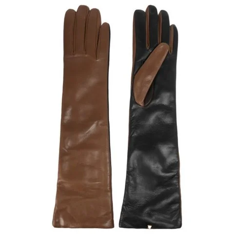 Valentino çift renk deri eldiven, $525