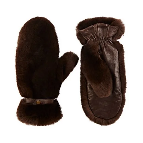 Want Les Essentiels Mittens de la Vie kürk eldiven, $650