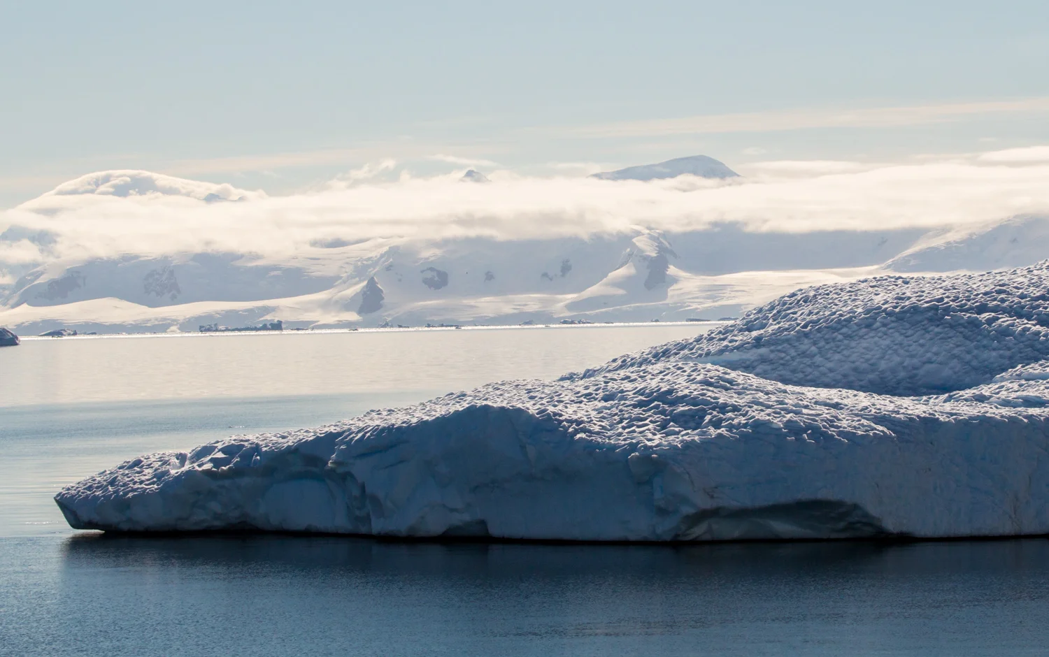 Iceberg in the Gerlache Strait, off the Antarctic Peninsula.