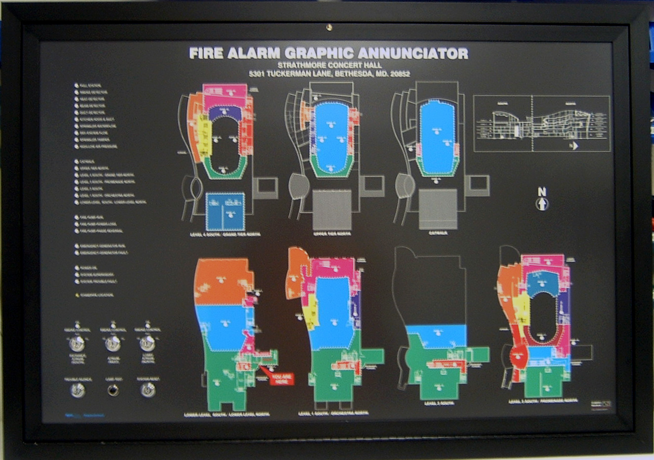 Fire Alarm Mimic Panel