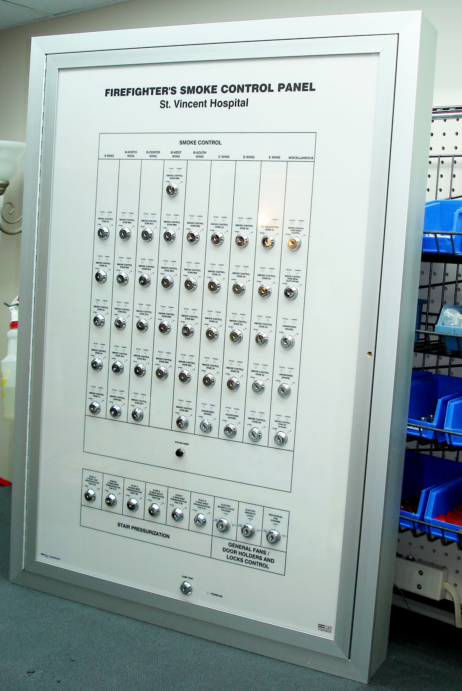 Smoke Control Panel - Keyed Switches