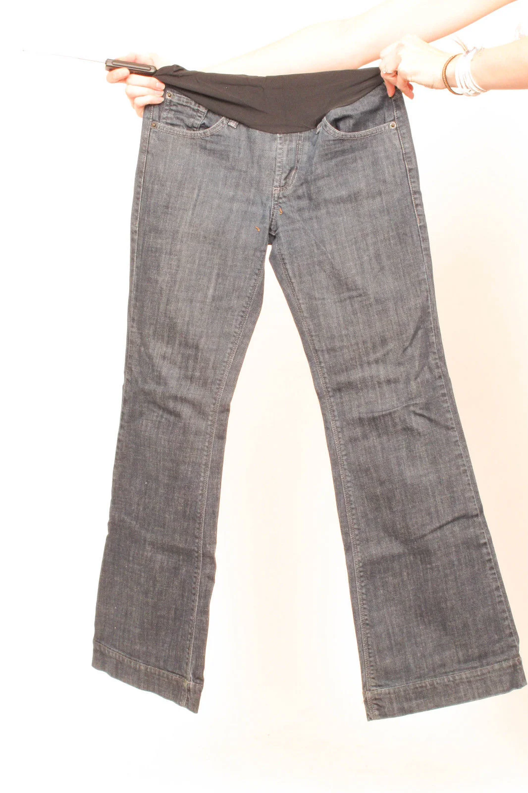 James Cured Flare Maternity Jeans 25 x 