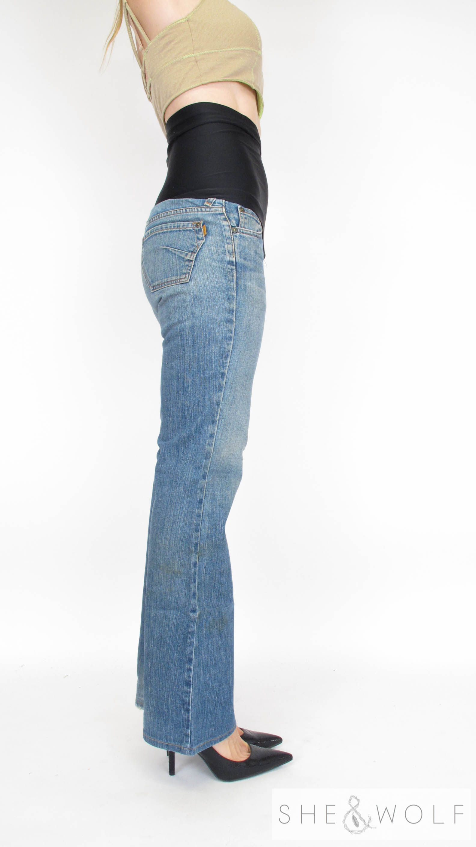 James Jeans Womens Maternity James Bootleg Jeans 