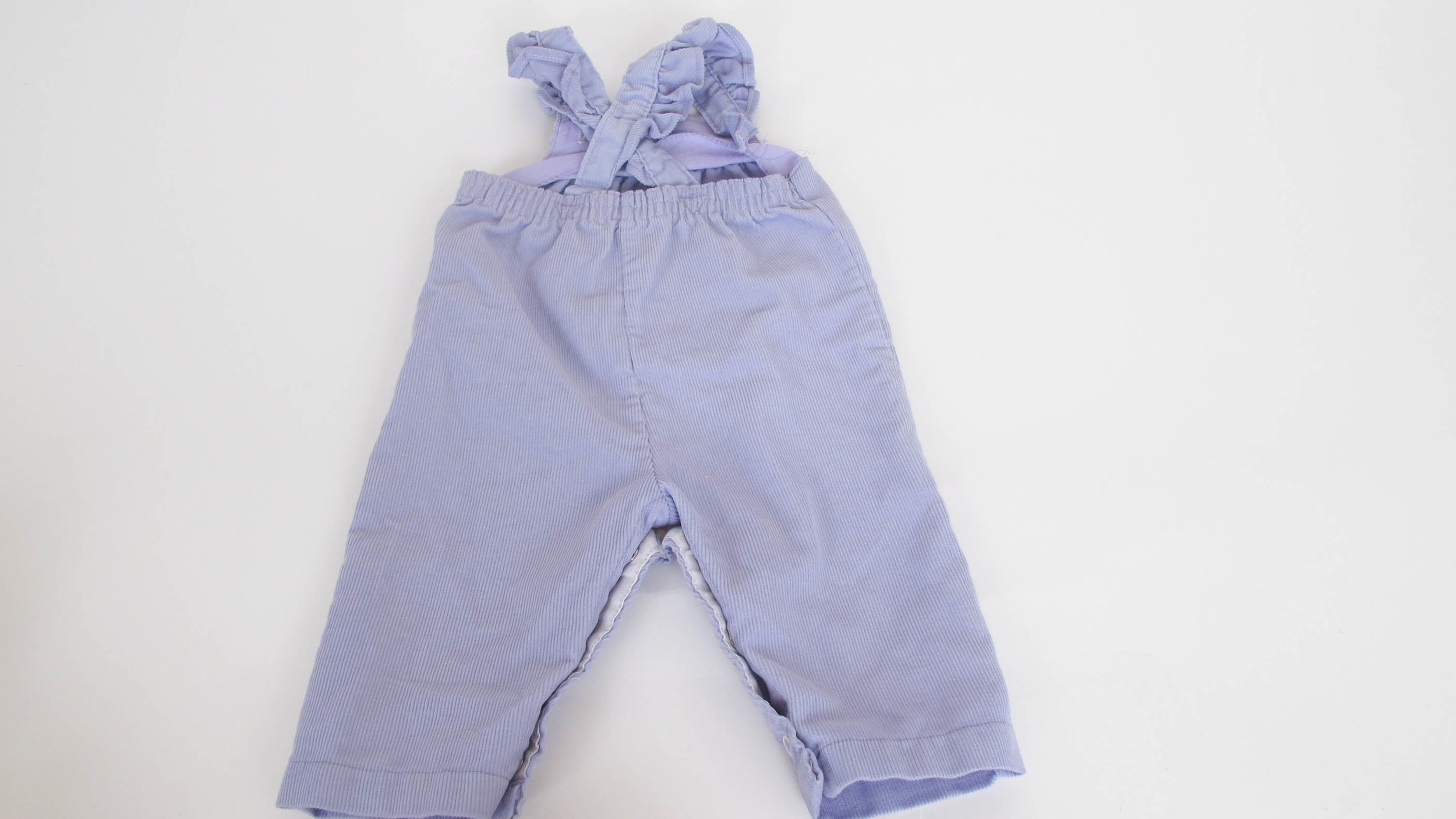 girls purple overalls