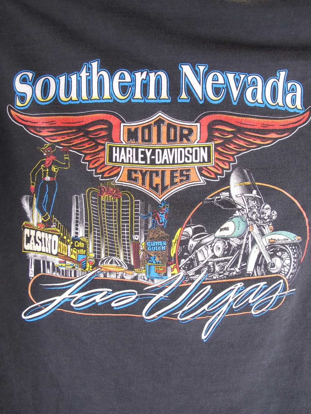Vtg Harley Davidson Las Vegas Strip Tee — She & Wolf