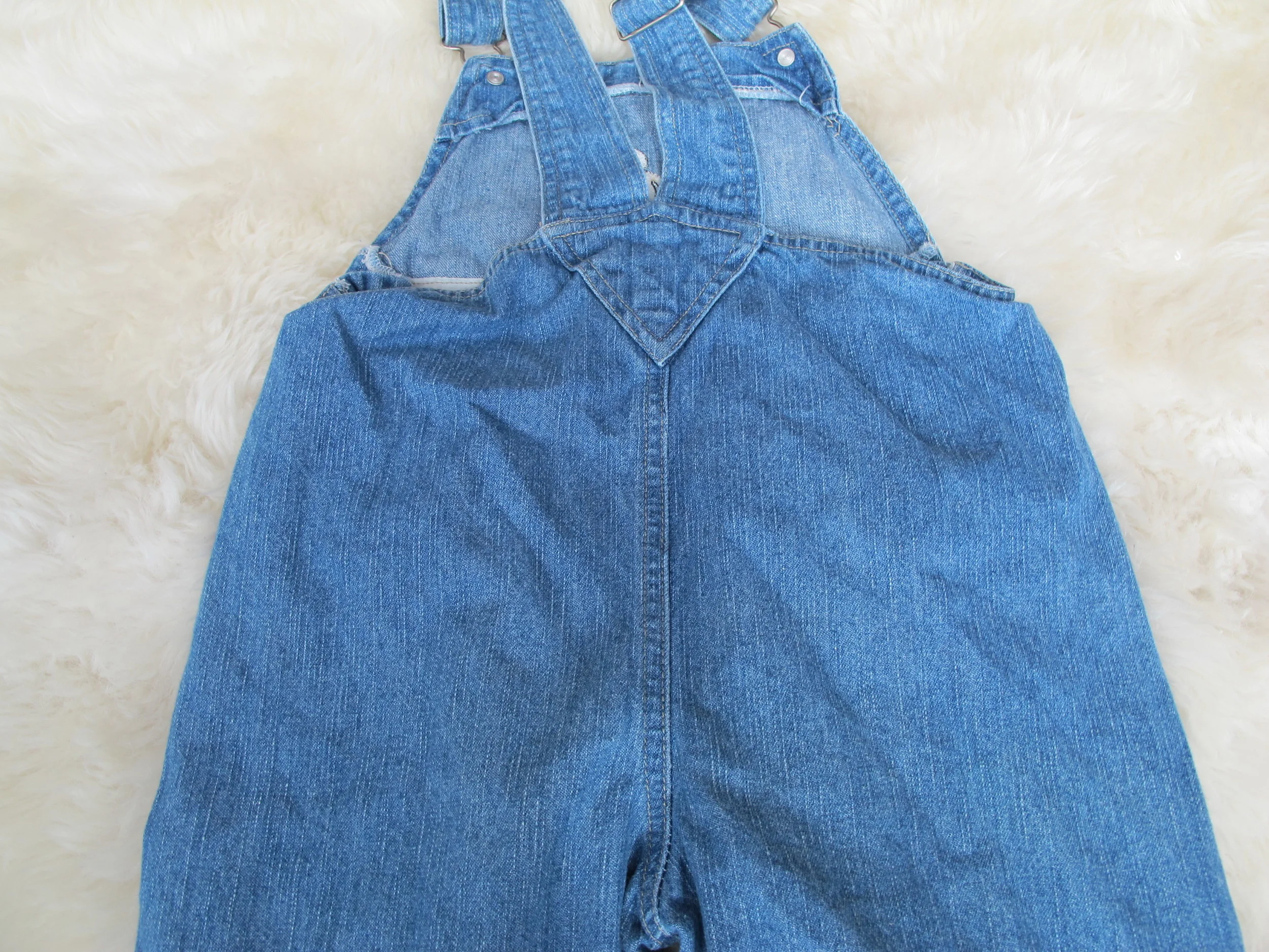 mickey mouse denim overalls