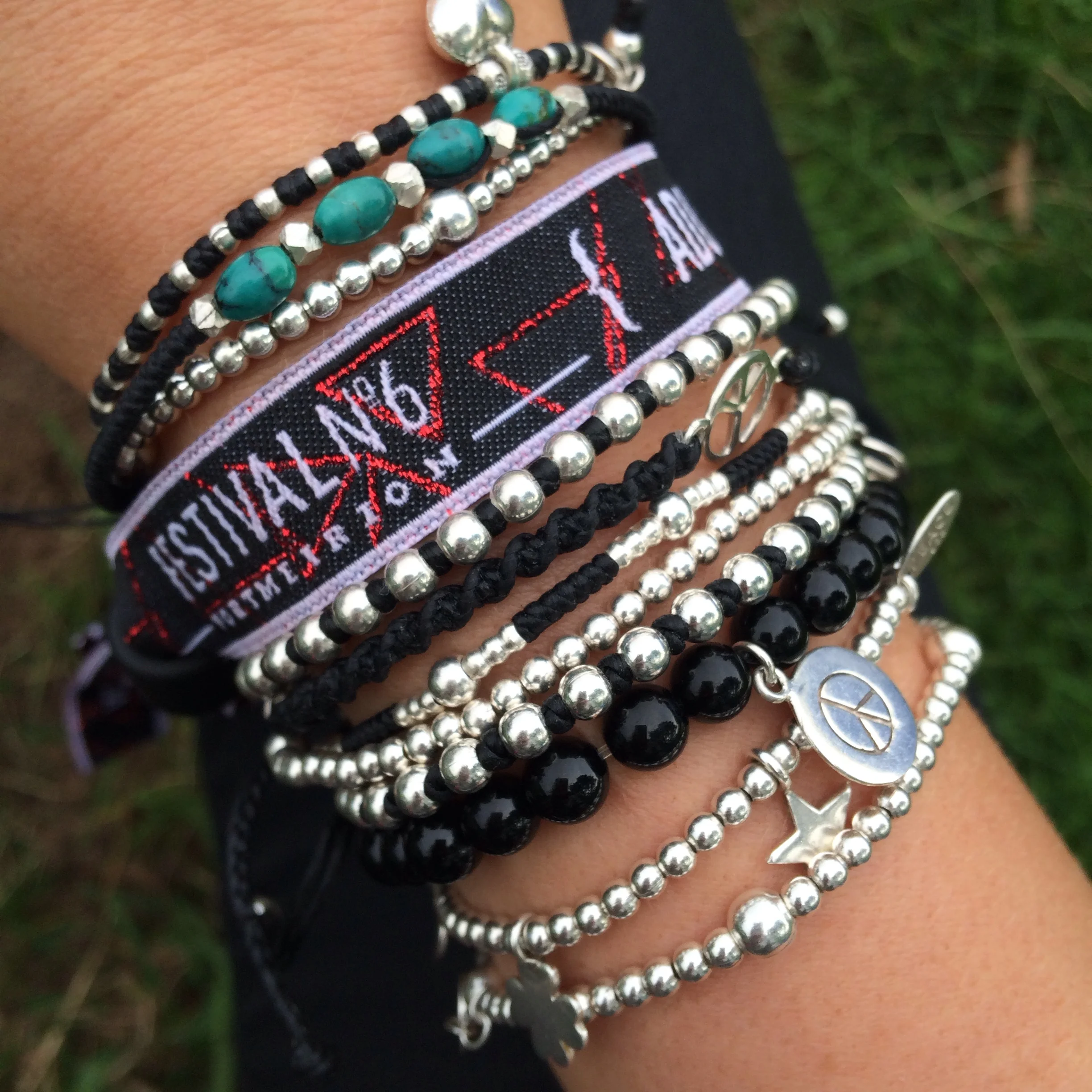 Some of our 925 sterling silver products at Festival No 6!
