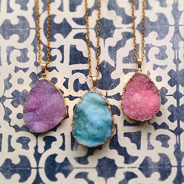 We'll be adding some new styles to the healing crystal collection
