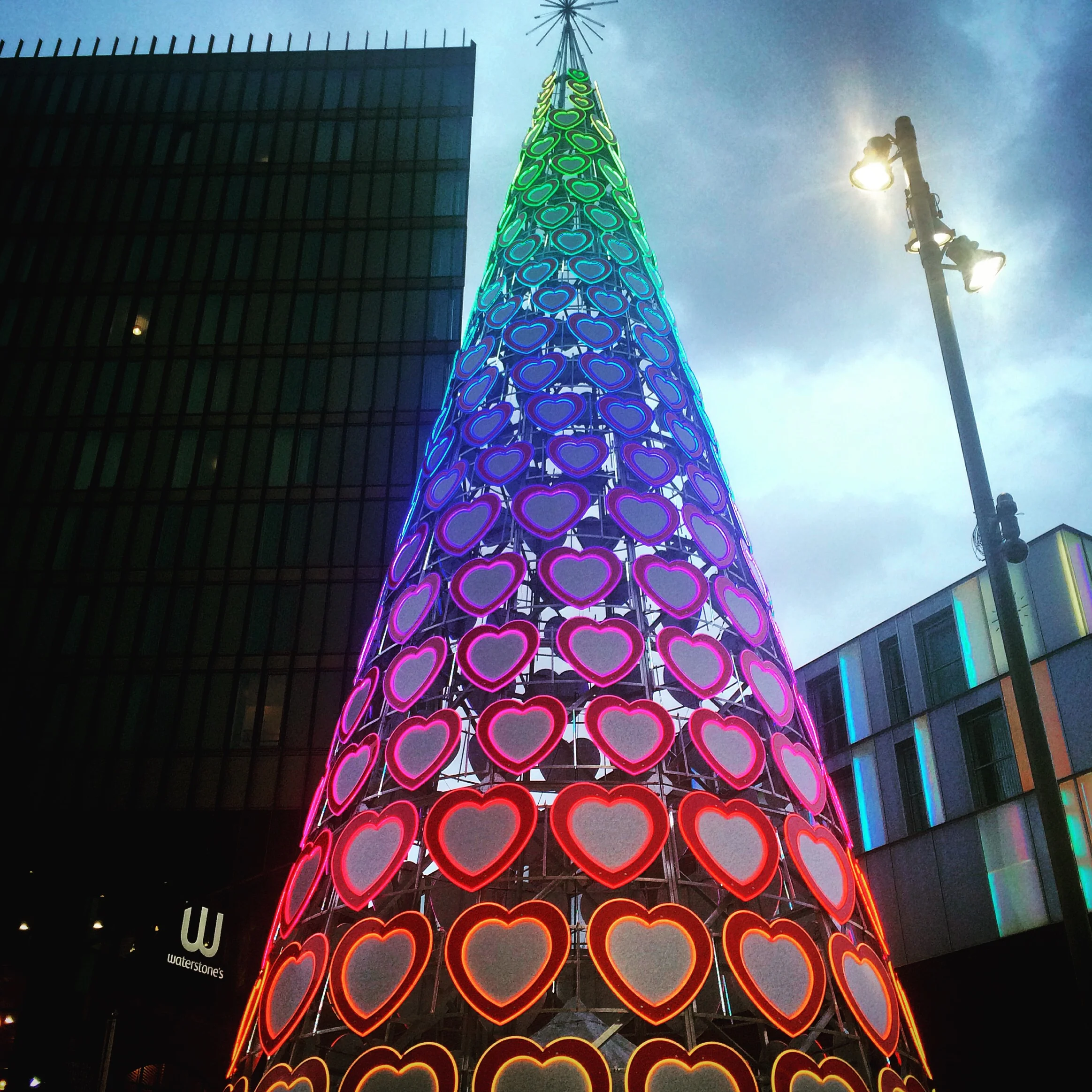 Christmas tree whilst shopping in Liverpool