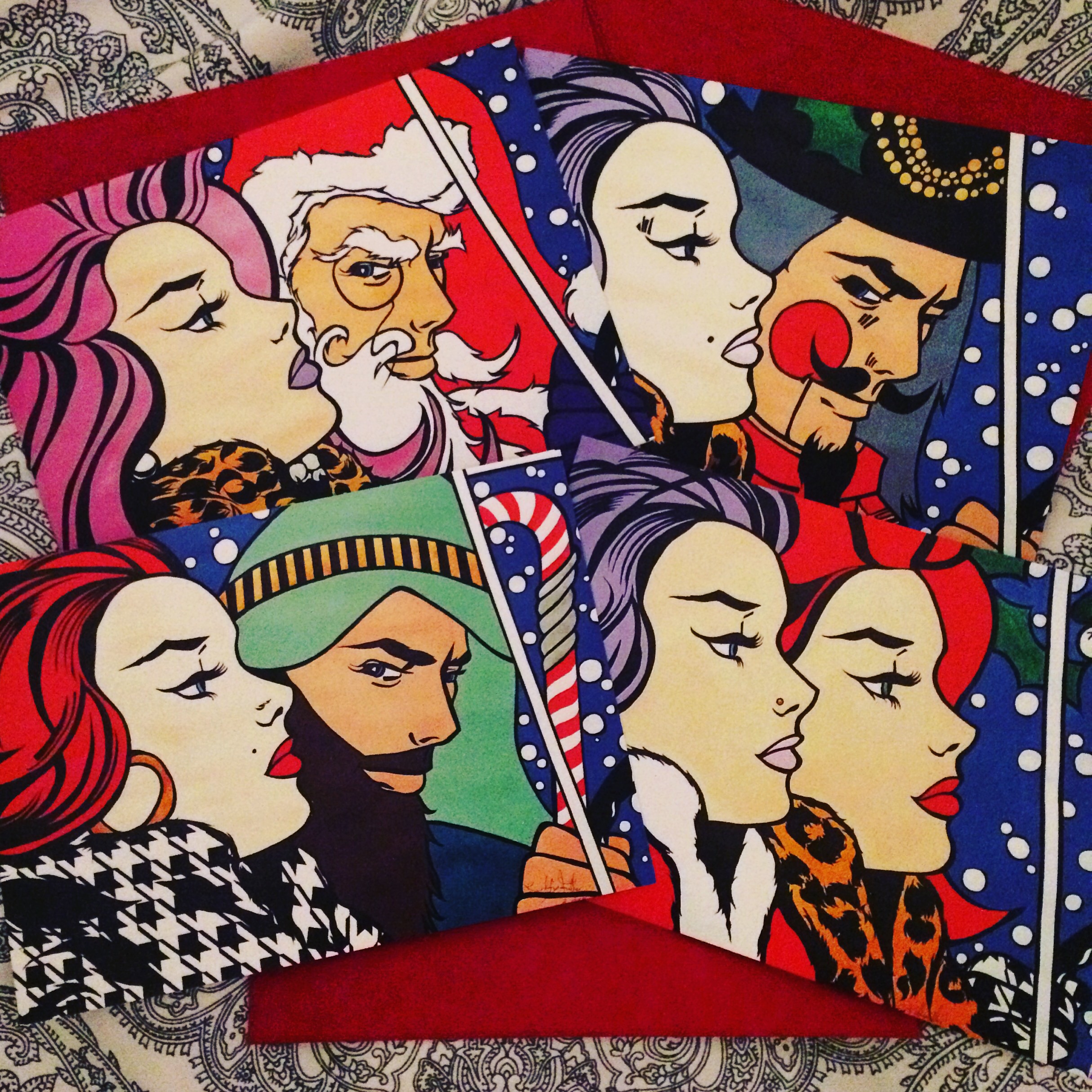 Our Christmas cards by illustrator Sarah Fuller