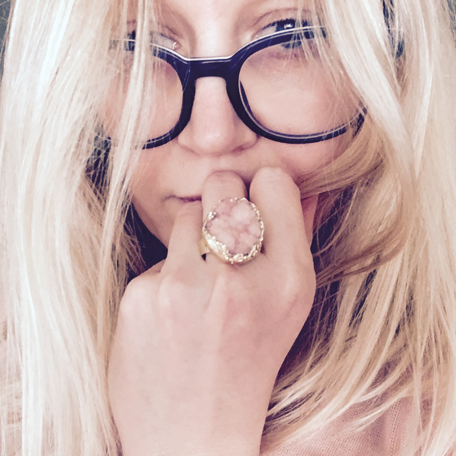 Pink Quartz Ring