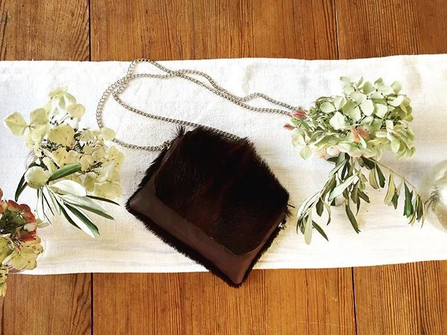 #wadabags and here's the mini version of my wine coloured fur bag - very cute with a flap and concealed zip. Have been wearing all around London town. #justmade #accessories #handmade #fashion #sewinglove #armcandy #gorgeous #accessoryheaven #beautifulthings #instafashion #instastyle #fur #stitchit #leather #purses #ministyle