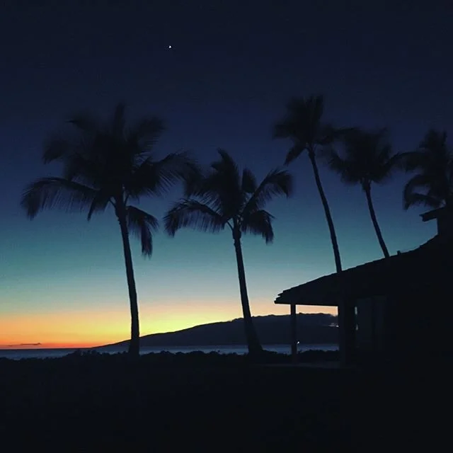 #aloha #maui #sunset