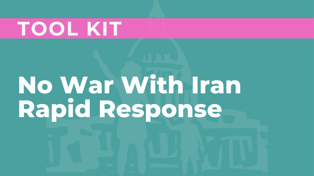 No War With Iran Rapid Response