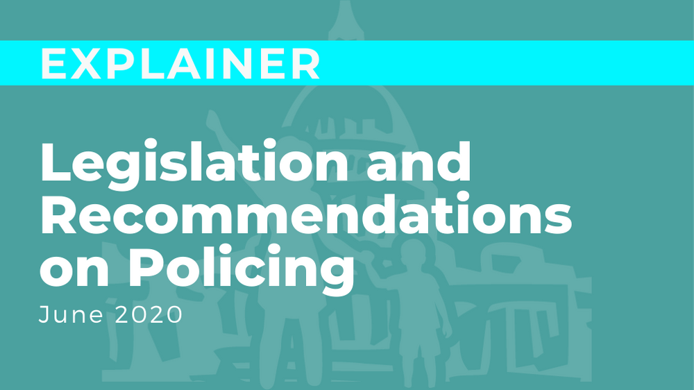 Legislation and Recommendations on Policing