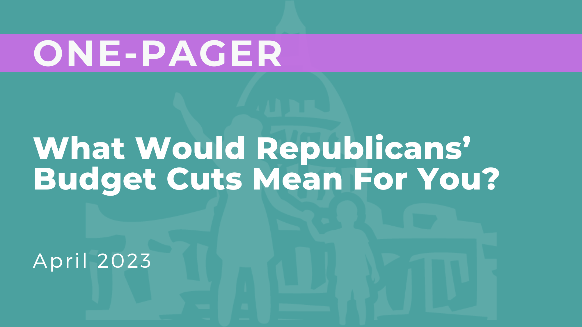 What Would Republicans Budget Cuts Mean for You?