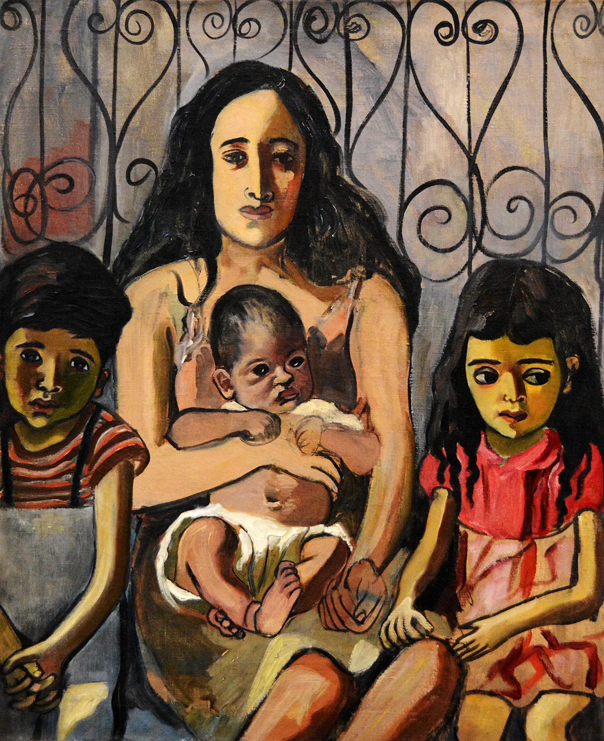 Alice Neel, Spanish Family (1943)