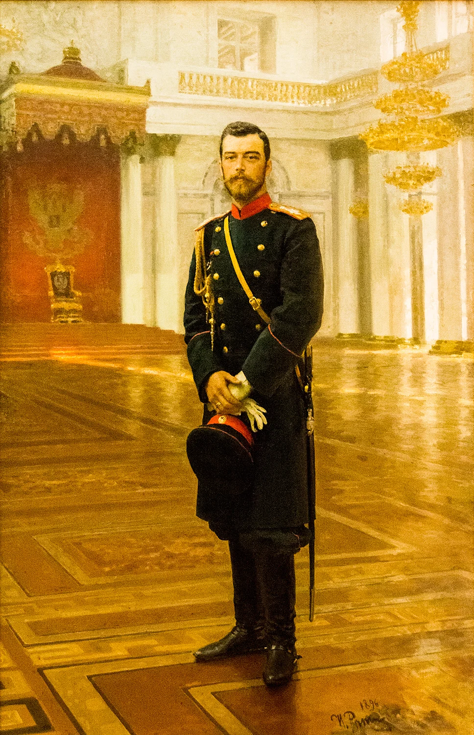 Ilya Repin, Portrait of Tsar Nicholas II (1896)