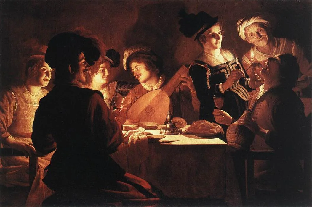 Gerrit Van Honthorst, Supper Party (1619)