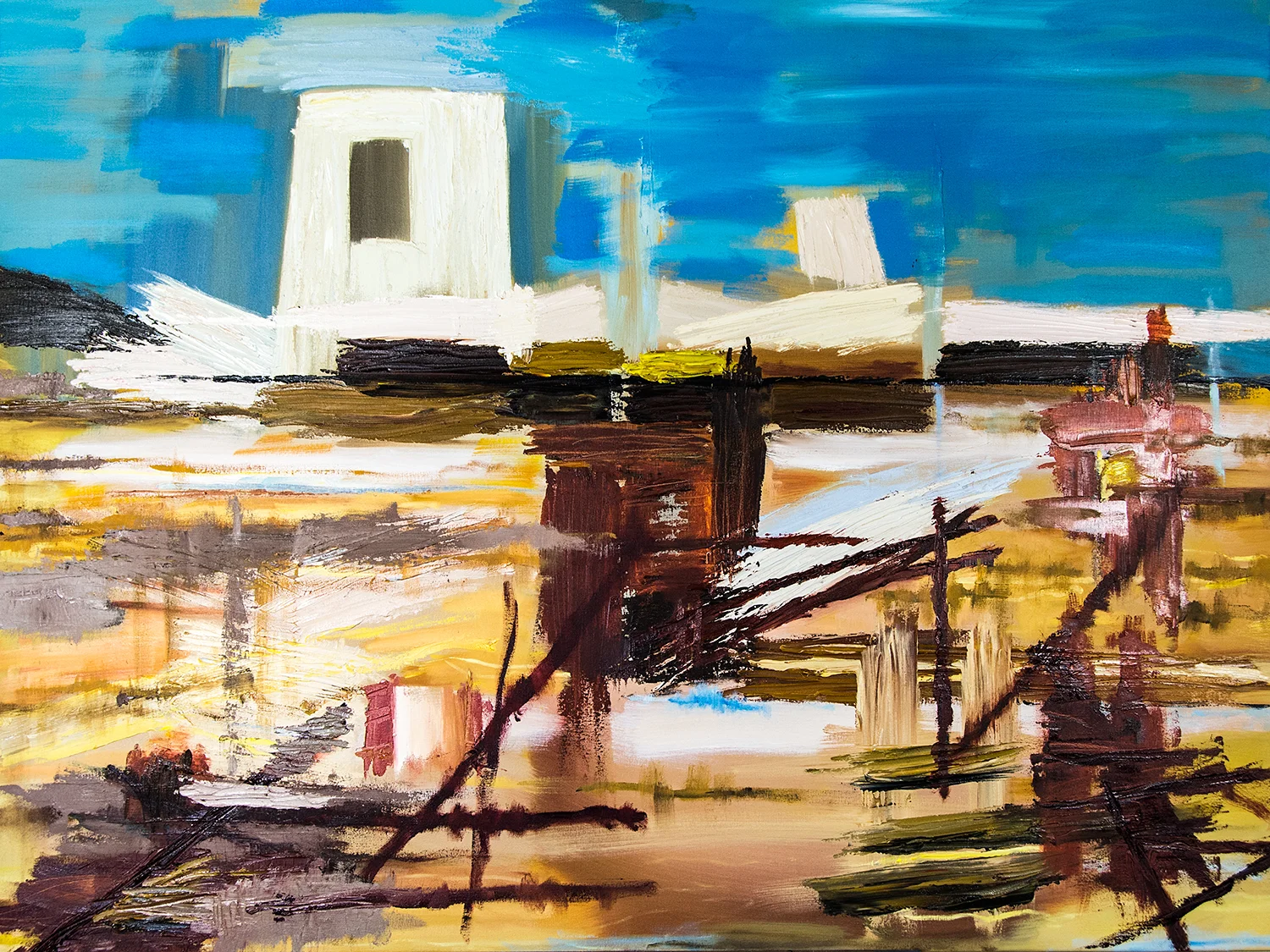 The Dénia series: The Tower, 120x90 cm, oil on canvas