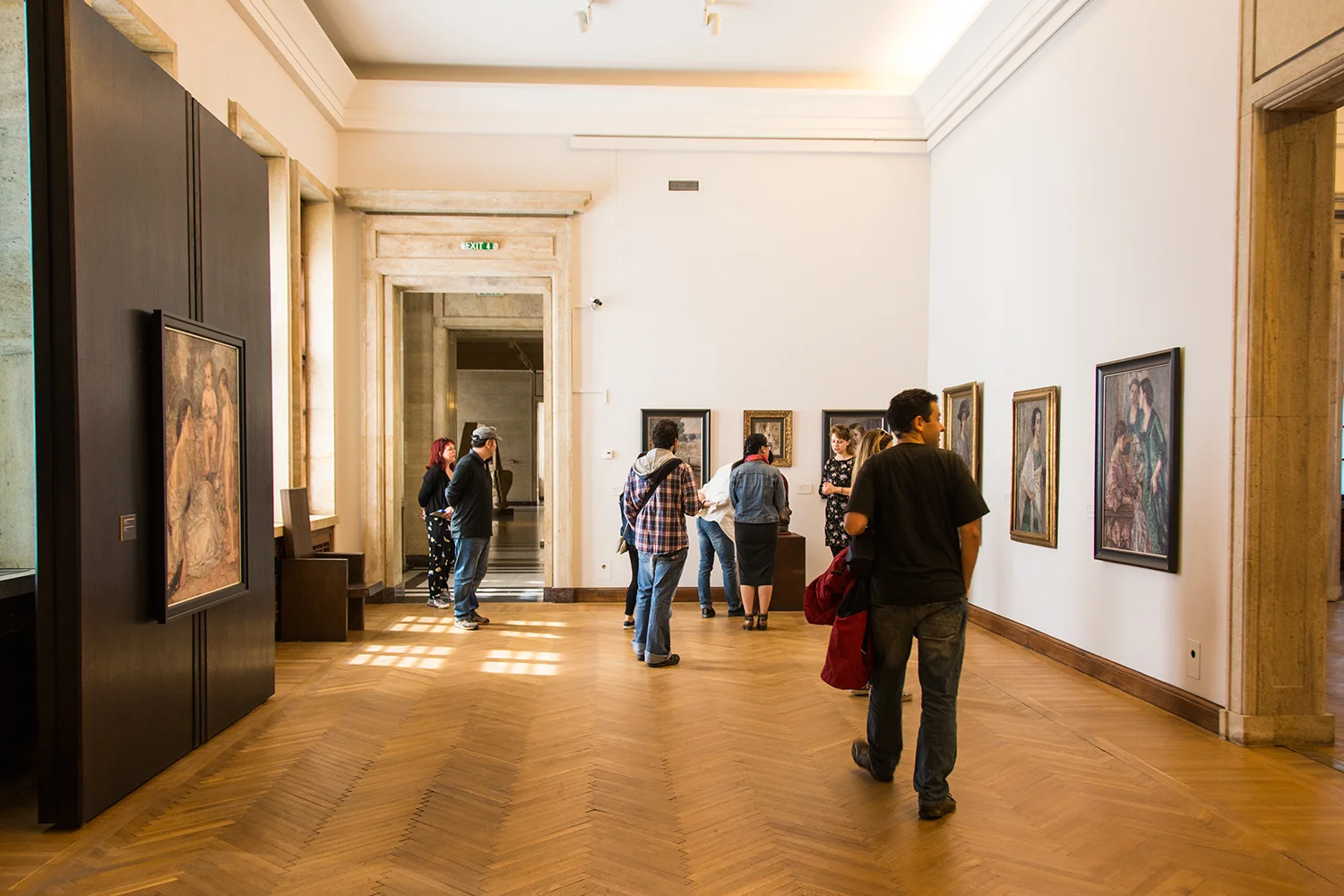 Visiting the National Gallery