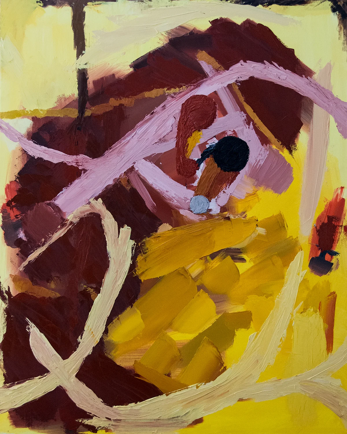 She Who is Quick to Hear, oil on canvas, 76x61cm