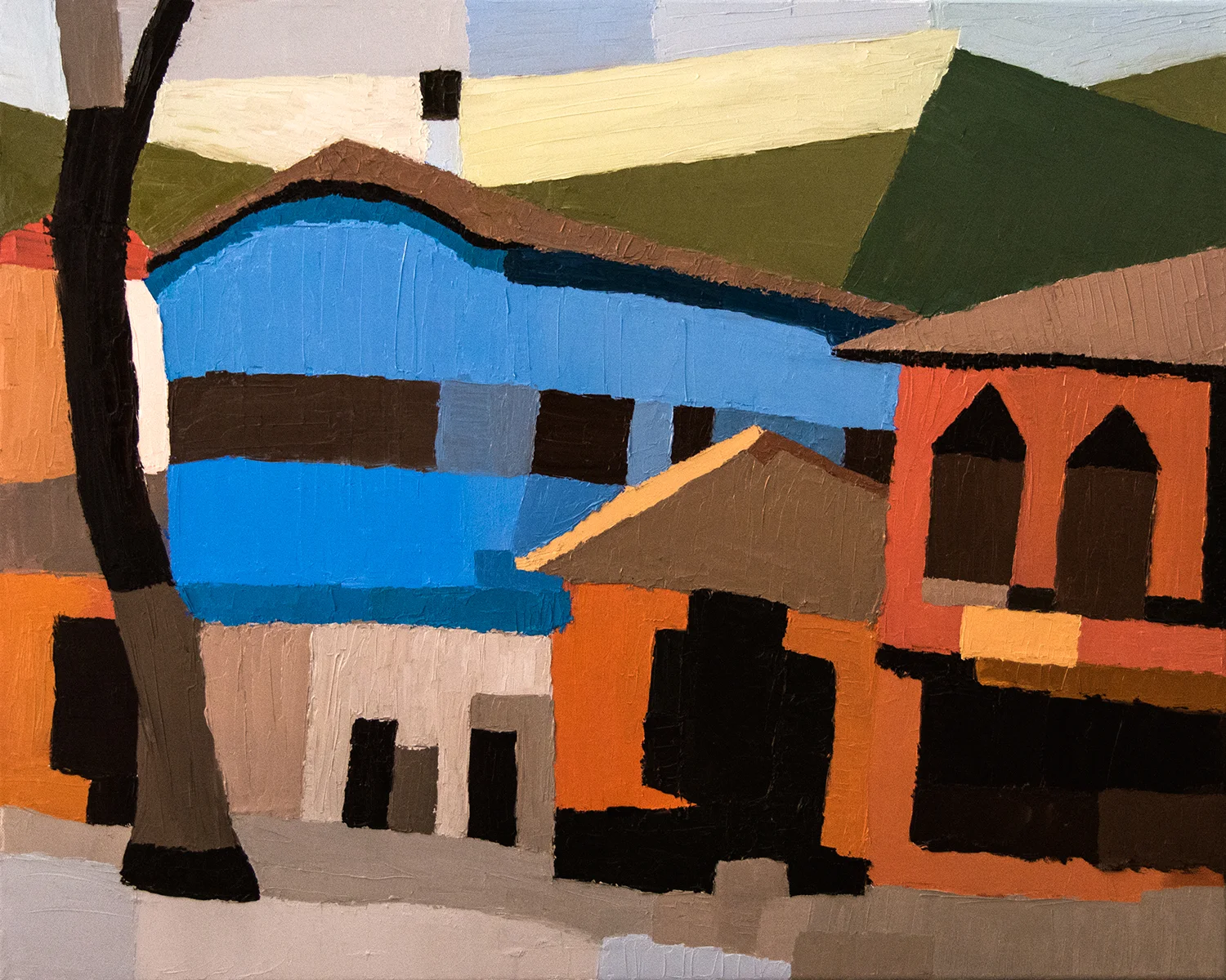 Koprivshtitsa, oil on canvas, 76x61cm