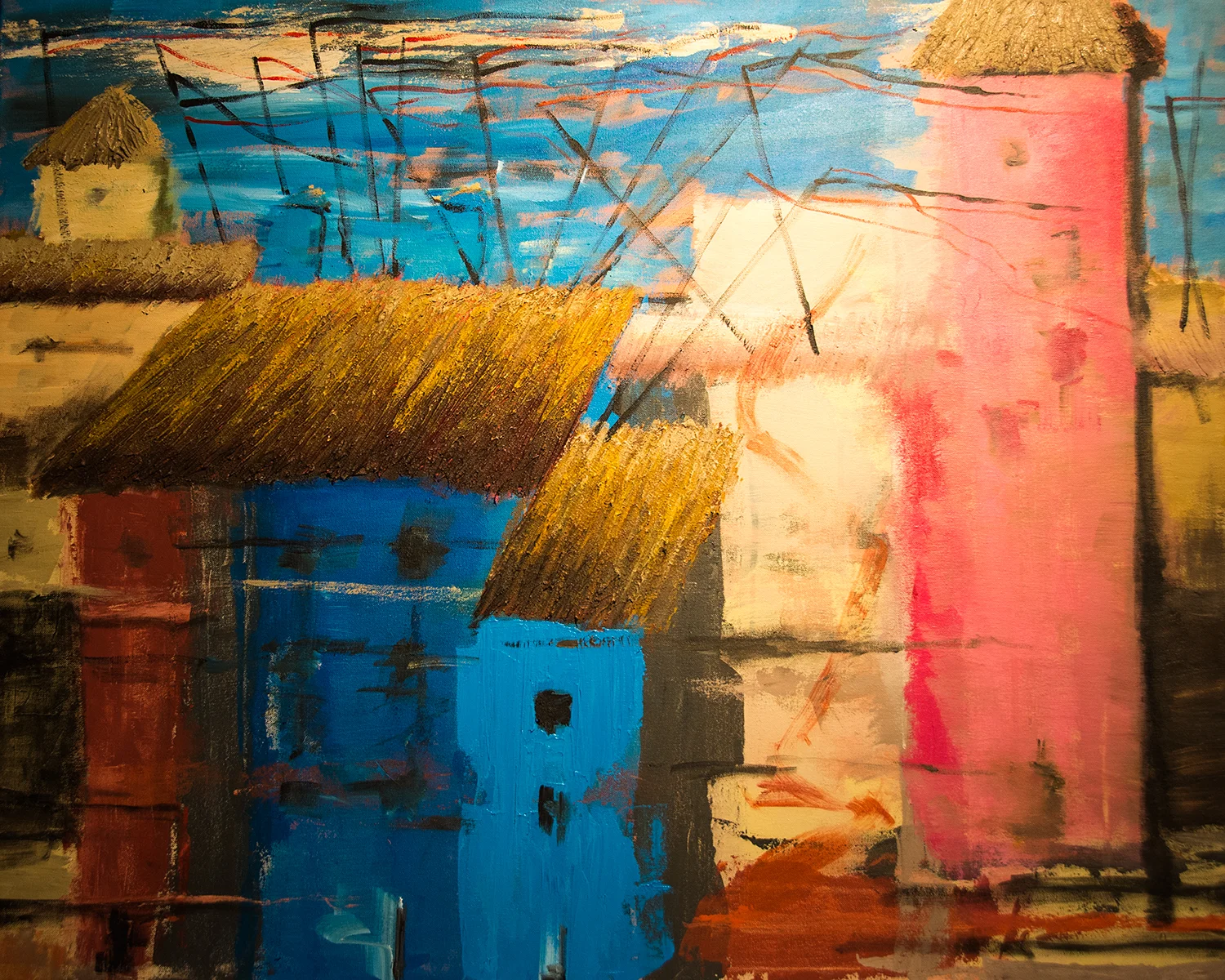 The Valencia series: The Old Town I, acrylic on canvas, 92x73cm