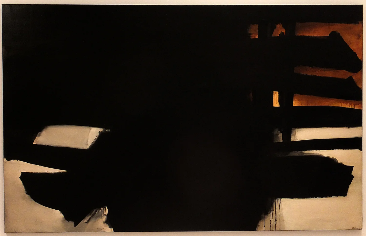 Pierre Soulages, Peinture, 11 juillet 1965 , oil on canvas, 1965 (IVAM collection)