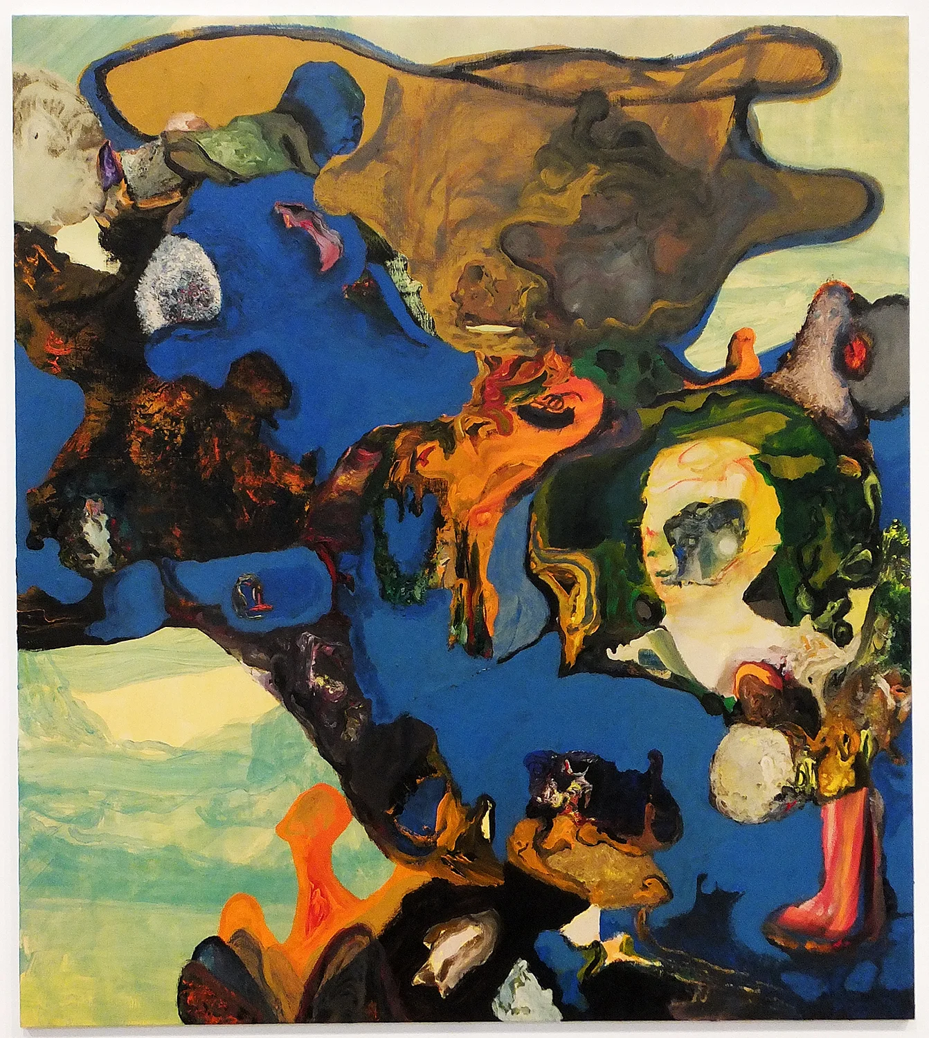 Jorge Queiroz, Le Cas de M , acrylic on canvas, 2015 (Fundació Per Amor a l'Art collection)