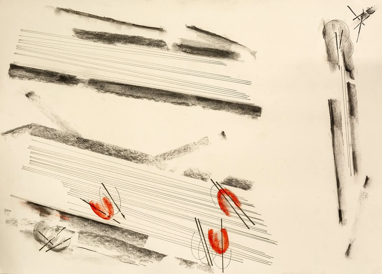 Rotulador, carboncillo y pastel sobre papel, A2 (59.4 x 42 cm)