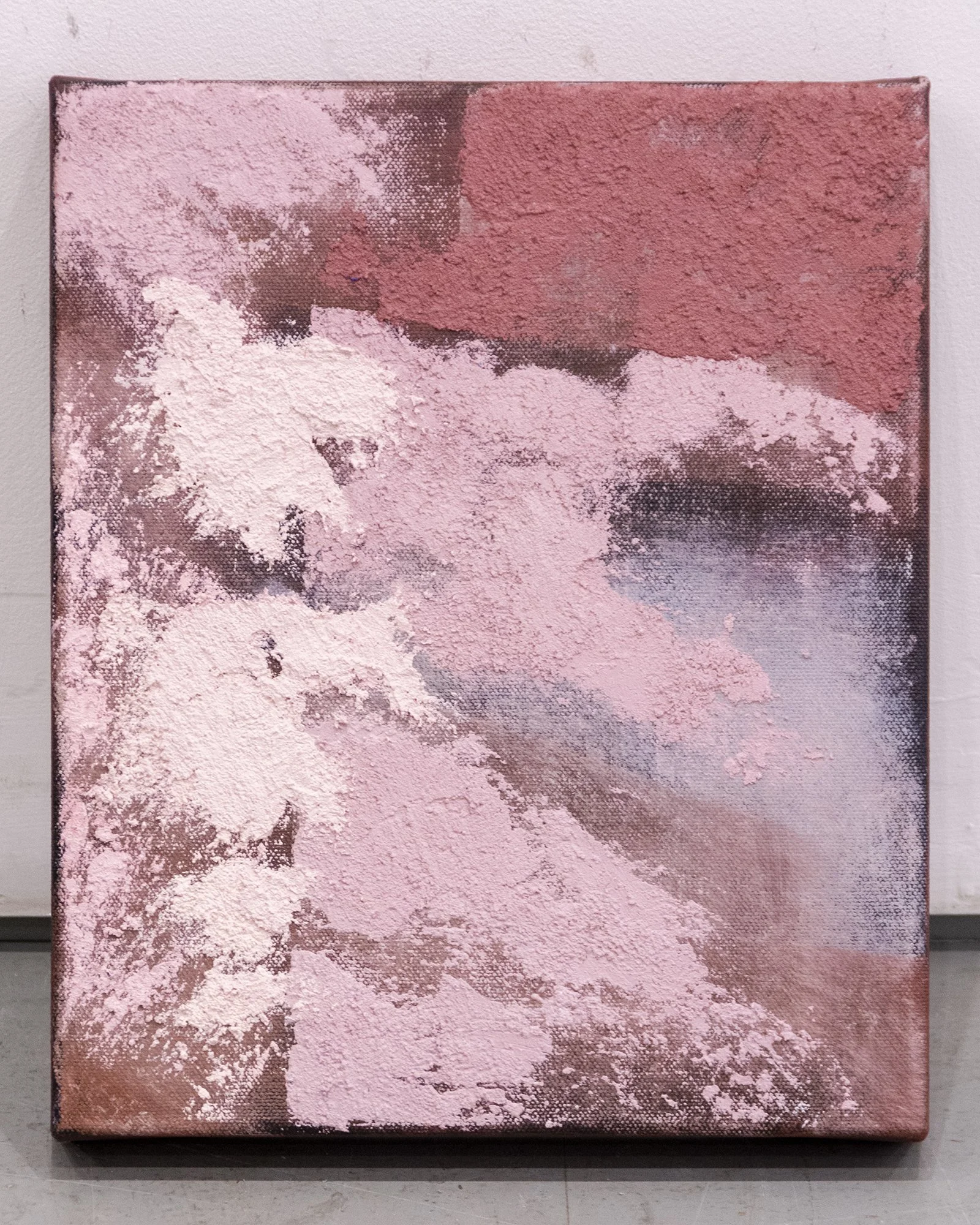 Small Worlds XXX, oil on canvas, 30x25 cm, £295. These small-scale pieces started out as experiments with paint left over from working on larger paintings. They soon became a separate body of work with a life of their own.