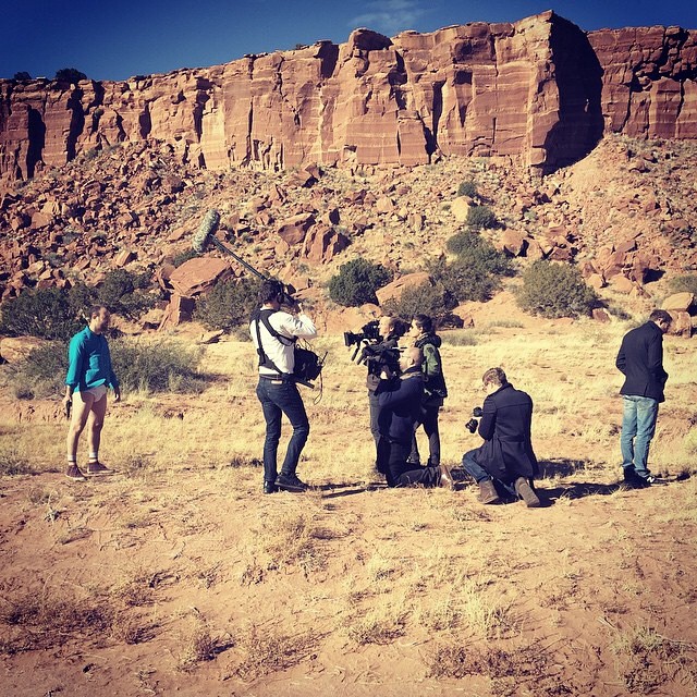 11|10|2014 @smithandtopaz Netflix Xcountry shoot #Breakingbad #NewMexico Regram photo cred @mollhayes !!