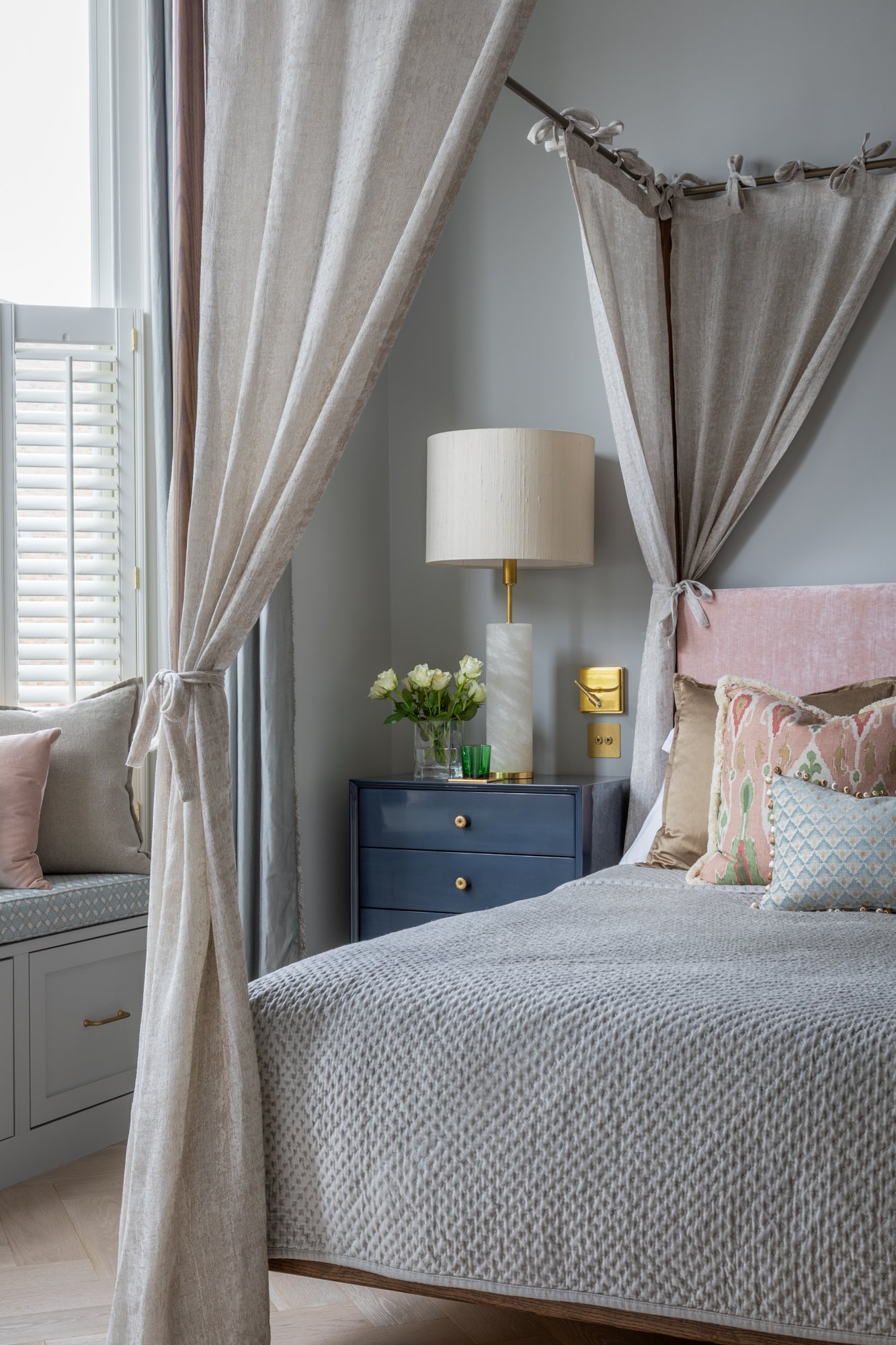 Master bedroom in Notting Hill, London