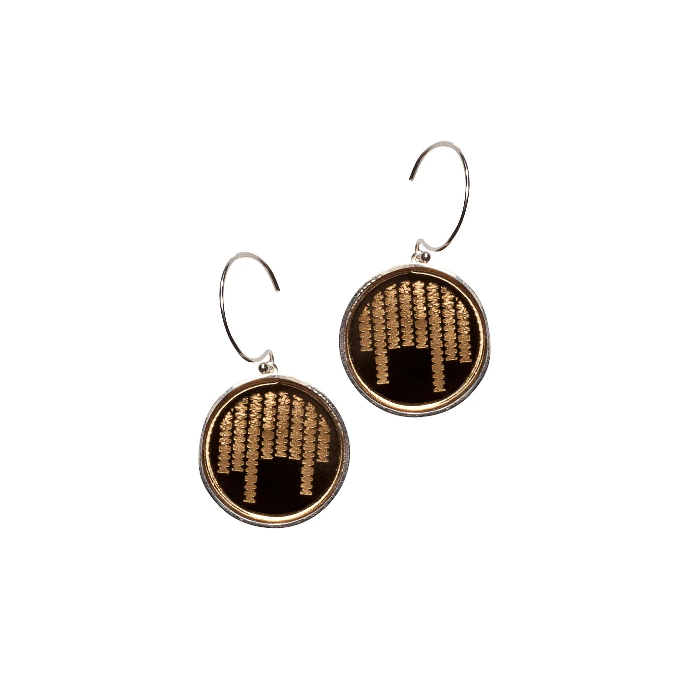 AERIAL VIEW Pattern Single Drop Earrings